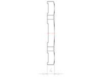 Brass Pg 21 and 32 Millimeter (mm) Wrench Size EMC Locknut