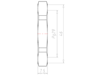 Polyamide (PA) Pg 29 and 46 Millimeter (mm) Wrench Size Black RAL 9005 Locknut