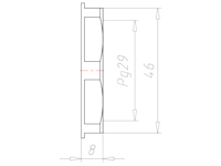 Polyamide (PA) Pg 29 and 46 Millimeter (mm) Wrench Size Black RAL 9005 Flange Locknut