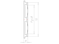 Polyamide (PA) Pg 48 and 69 Millimeter (mm) Wrench Size Black RAL 9005 Locknut
