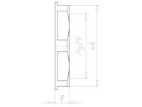 Polyamide (PA) Pg 29 and 46 Millimeter (mm) Wrench Size Lightgrey RAL 7035 Flange Locknut