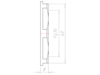 Polyamide (PA) Pg 36 and 59 Millimeter (mm) Wrench Size Lightgrey RAL 7035 Locknut