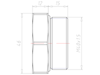 Brass M40x1.5 Ex d IIC with o-ring Sealing Screw