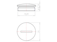 Brass 6 Millimeter (mm) Thread PG16 with o-ring NBR Sealing Screw