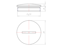 Brass 6 Millimeter (mm) Thread PG29 with o-ring NBR Sealing Screw