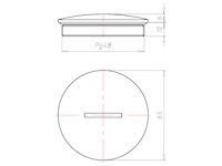 Brass 6 Millimeter (mm) Thread PG48 with o-ring NBR Sealing Screw