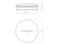 9 Millimeter (mm) Thread Length M50x1.5 with O-ring NBR Locking Sealing Screw