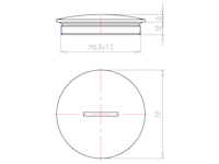10 Millimeter (mm) Thread Length M63x1.5 with O-ring NBR Locking Sealing Screw