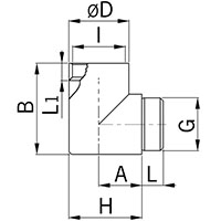 1.5 mm Pitch Thread Metric Cable Gland for 9.5 mm Thread Length Metric Cable Gland - 2