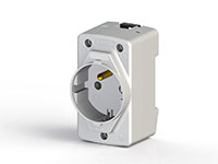 DIN Rail Children Protention+Earth Sockets