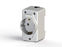 DIN Rail LED + UPS Sockets