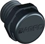 Black Synthetic Material M12x1.5 Thread Pressure Equalization Element with Membrane