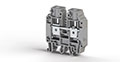 12.00 mm Width and 52.80 mm Height Gray Terminal Block