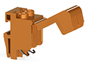 15.00 mm Width and 33.55 mm Height Orange Terminal Block