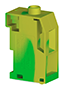 12.00 mm Width Yellow-Green Terminal Block
