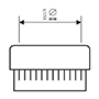 1000.20.98.30.03 1000.20.98.30.03 FPM Without Drilled Hole Sealing Insert secondary