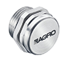 2450.12.34 M12x1.5 Thread Nickel Plated Brass Membrane Pressure Equalization Element primary