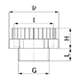 3755.20.25 Lightgrey Polyamide M20x1.5 to M25x1.5 Extension secondary