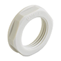 8255.17 Polyamide (PA) M16x1.5 and 22 Millimeter (mm) Wrench Size Lightgrey RAL 7035 Flange Locknut primary