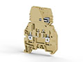 6.20 mm Width and 54.00 mm Height Beige Terminal Block