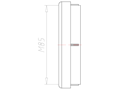 70 Millimeter (mm) Diameter NBR Without Drilled Hole Sealing Insert
