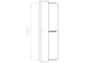 80 Millimeter (mm) NBR Without Drilled Hole Sealing Insert