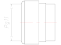 12 Millimeter (mm) Diameter NBR Without Drilled Hole Sealing Insert