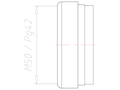 42 Millimeter (mm) Diameter FKM (Fluorocarbon) Without Drilled Hole Sealing Insert