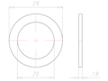 M20x1.5 Entry Thread Sealing Washer