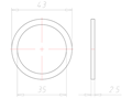 PG 29 Entry Thread Sealing Washer