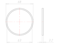 M63x1.5 Entry Thread Sealing Washer