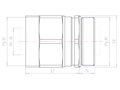Brass PG36 Thread for ?26.0 to 35.0 Millimeter (mm) Cable Gland Adapter