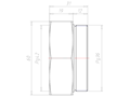 Brass PG36 to PG42 Extension