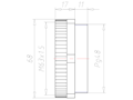 Polyamide PG48 to M63x1.5 Extension Adapter