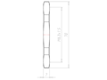 Brass Leadfree M63x1.5 and 70 Millimeter (mm) Wrench Size Locknut