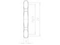 Brass Pg 13 and 23 Millimeter (mm) Wrench Size Locknut
