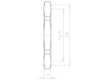 Brass Pg 16 and 26 Millimeter (mm) Wrench Size Locknut