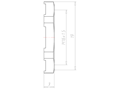 Brass Leadfree M16x1.5 and 19 Millimeter (mm) Wrench Size EMC Locknut