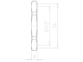 Brass G 1/2 Inch (in) and 24 Millimeter (mm) Wrench Size Locknut