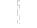 Brass M25x1.5 and 30 Millimeter (mm) Wrench Size EMC Locknut