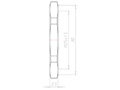 Stainless Steel A2 M25x1.5 and 30 Millimeter (mm) Wrench Size Locknut