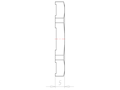 Brass M32x1.5 and 36 Millimeter (mm) Wrench Size EMC Locknut