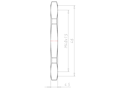 Stainless Steel A4 M40x1.5 and 46 Millimeter (mm) Wrench Size Locknut