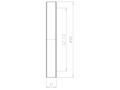Brass G 2 1/2" and 90 Millimeter (mm) Wrench Size Locknut