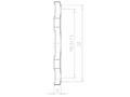 Brass Leadfree M63x1.5 and 70 Millimeter (mm) Wrench Size EMC Locknut