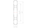 Polyamide (PA) Pg 29 and 46 Millimeter (mm) Wrench Size Black RAL 9005 Locknut
