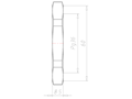 Polyamide (PA) Pg 36 and 60 Millimeter (mm) Wrench Size Lightgrey RAL 7035 Locknut