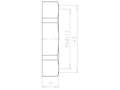 Polyamide (PA) M40x1.5 and 50 Millimeter (mm) Wrench Size Black RAL 9005 Locknut