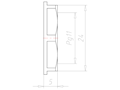 Polyamide (PA) Pg 11 and 24 Millimeter (mm) Wrench Size Black RAL 9005 Flange Locknut