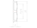 Polyamide (PA) Pg 16 and 30 Millimeter (mm) Wrench Size Black RAL 9005 Flange Locknut
